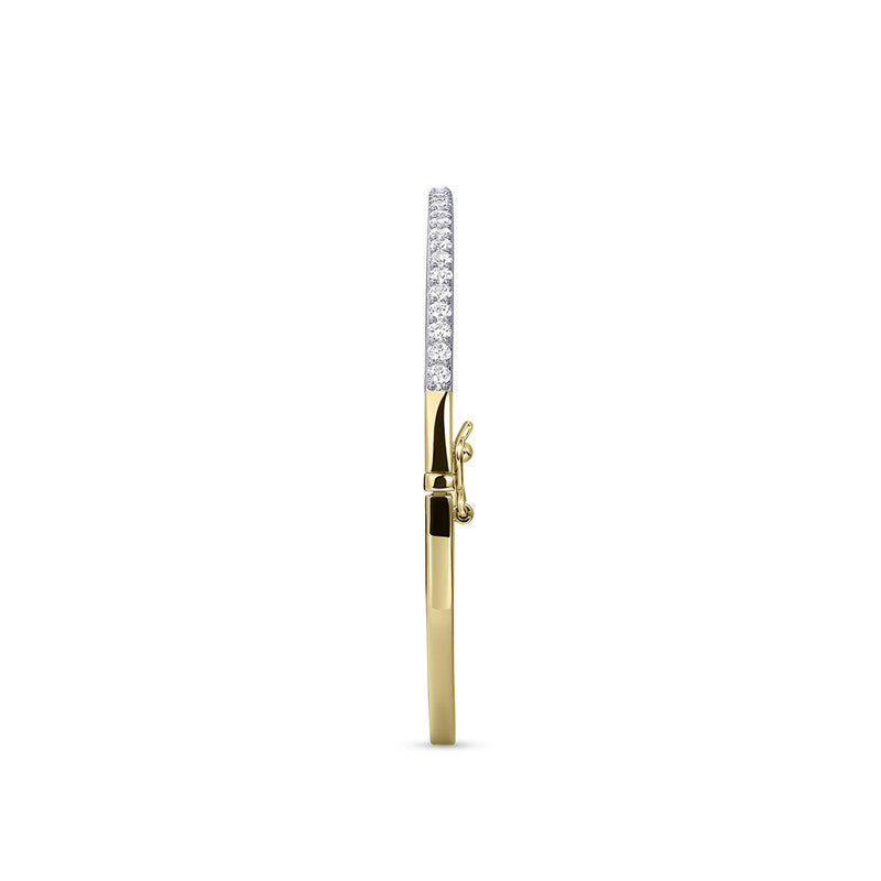 Gouden Bangle | 14k goud | 2,5 mm breed | Maat 60 mm