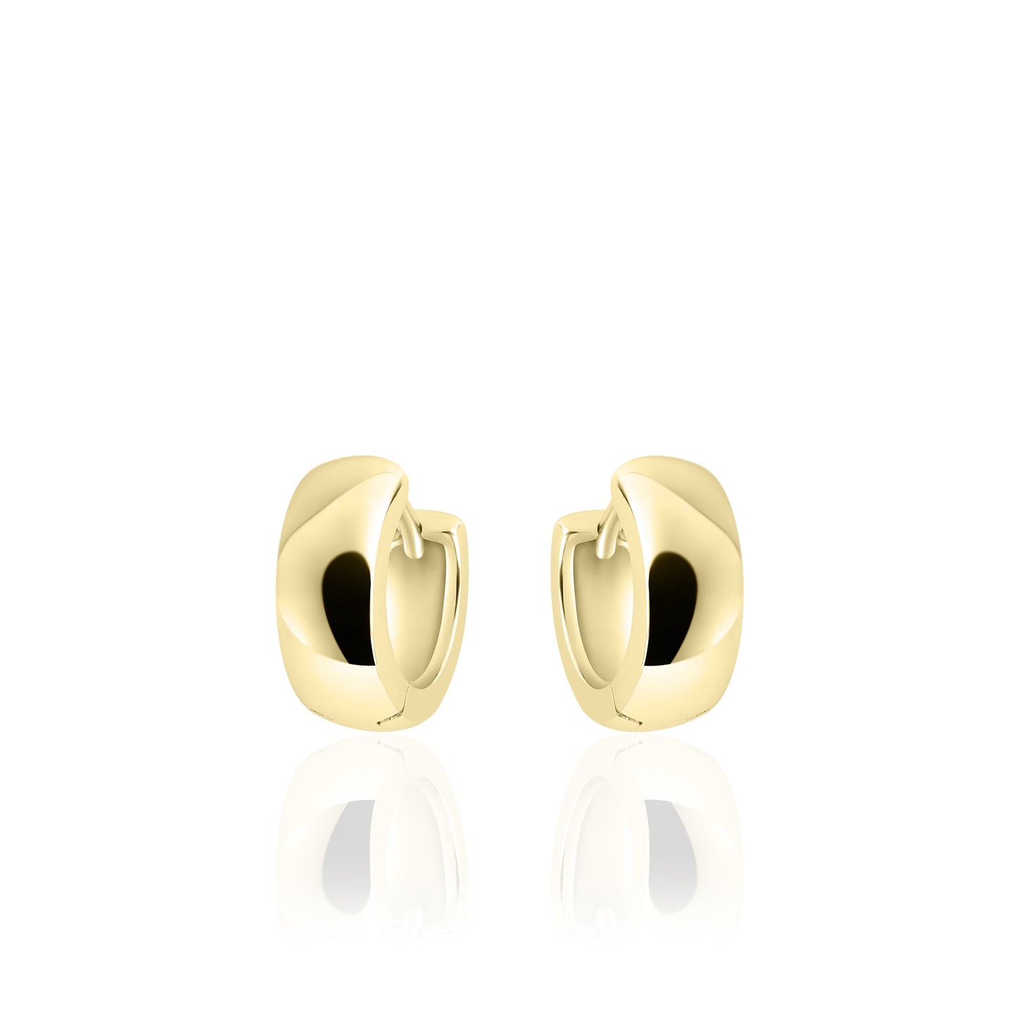 Hoops Oorbellen | 14k goud | 4 x 13.5mm