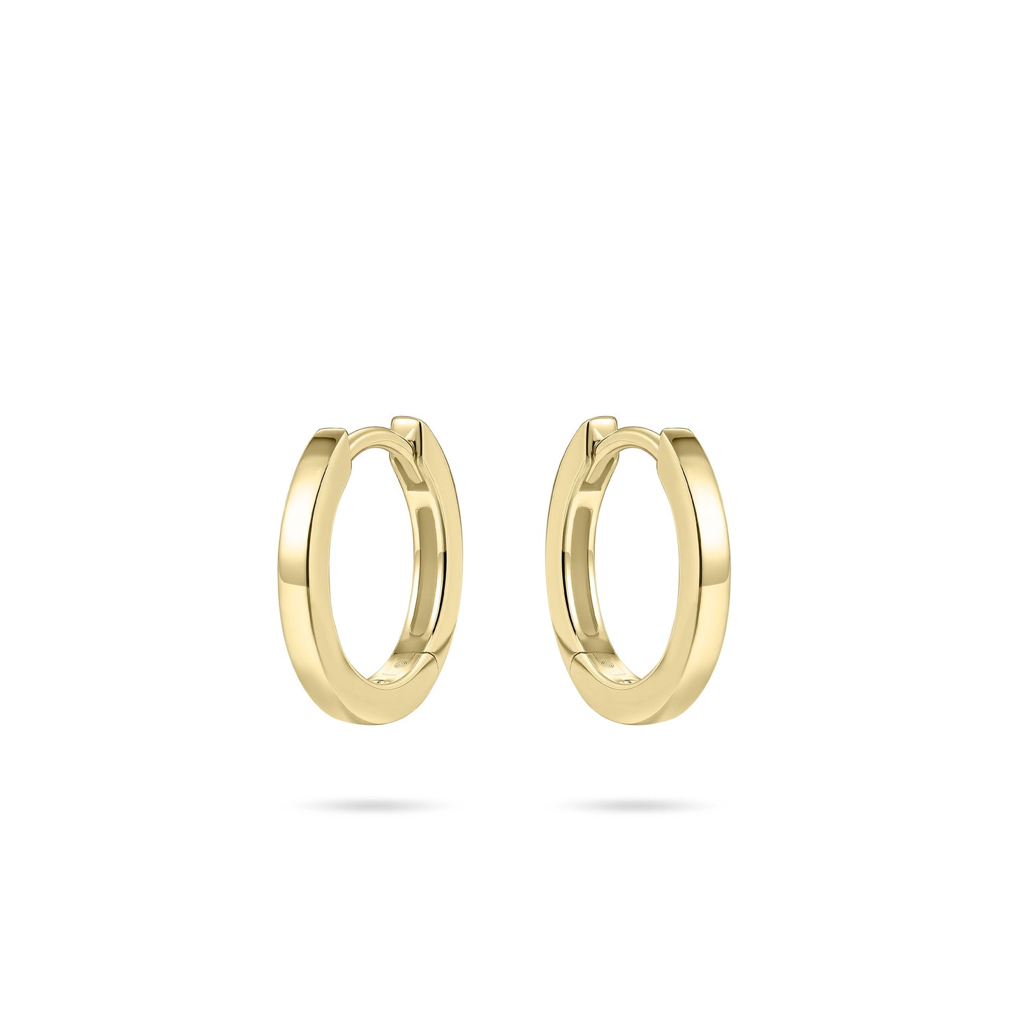 Hoops Oorbellen | 14k goud | 2 x 15 mm