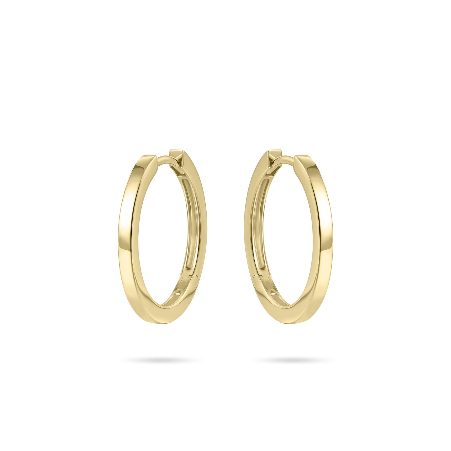 Hoops Oorbellen | 14k goud | 2 x 20 mm