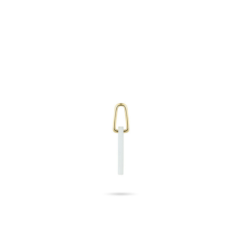 Gouden Oorhangers | 14k goud | Parelmoer