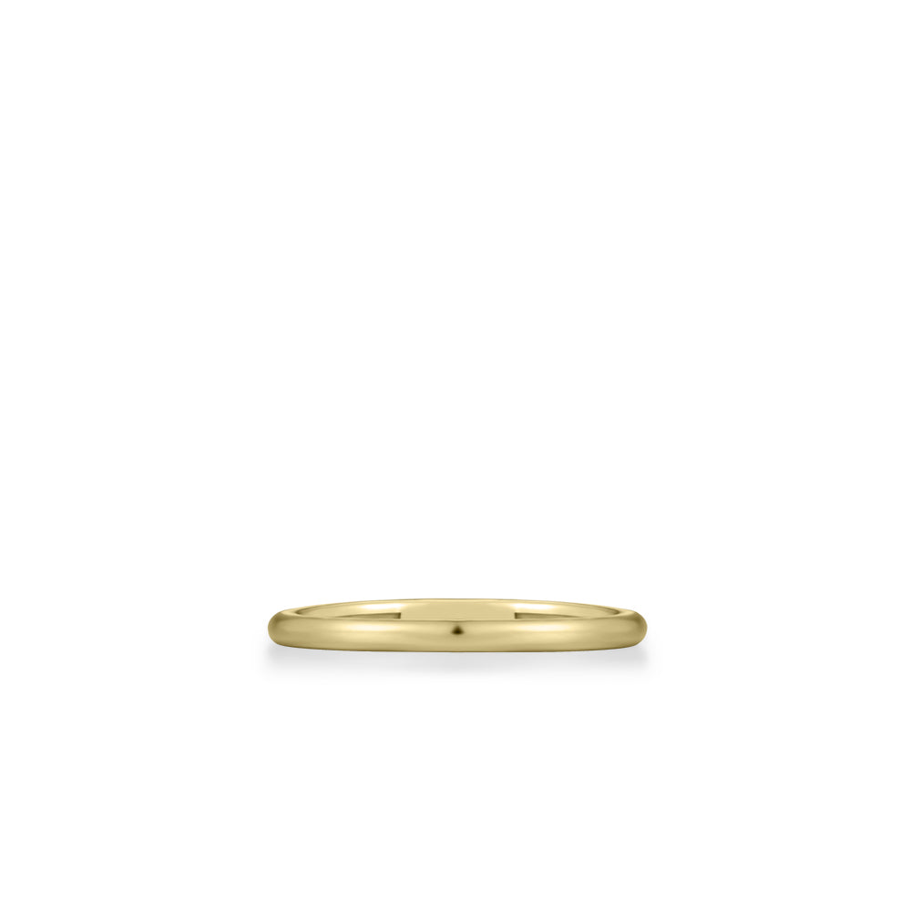 Bandring | 14k goud | 2 mm breed