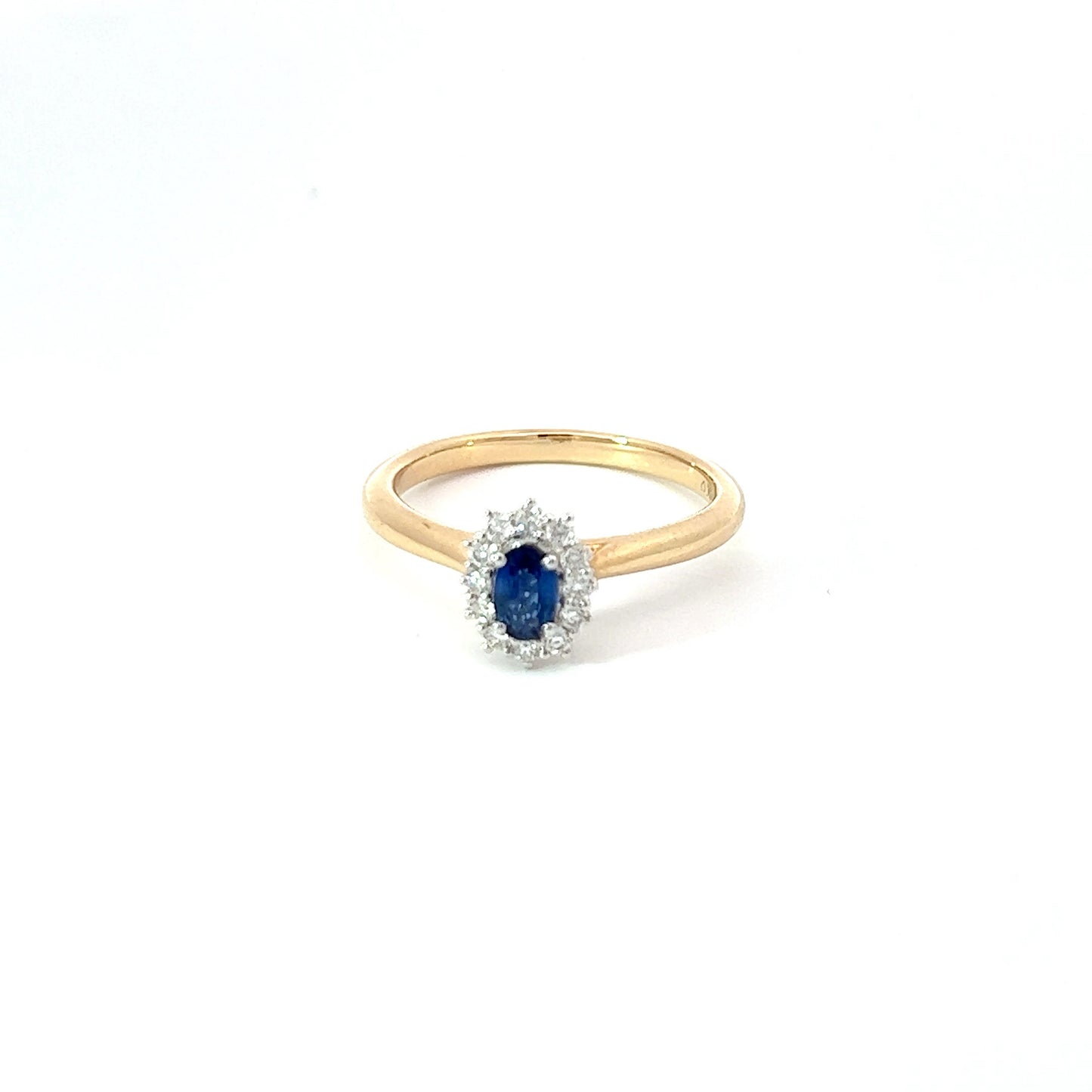 Edelsteen Ring Blauwe Saffier