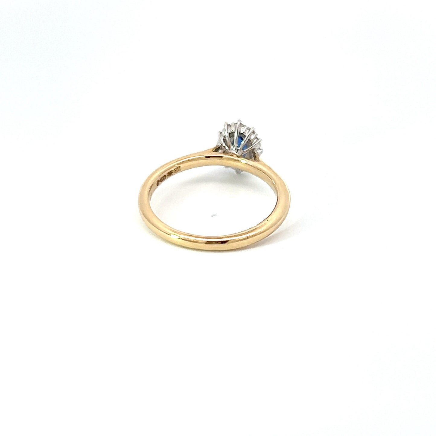 Edelsteen Ring Blauwe Saffier