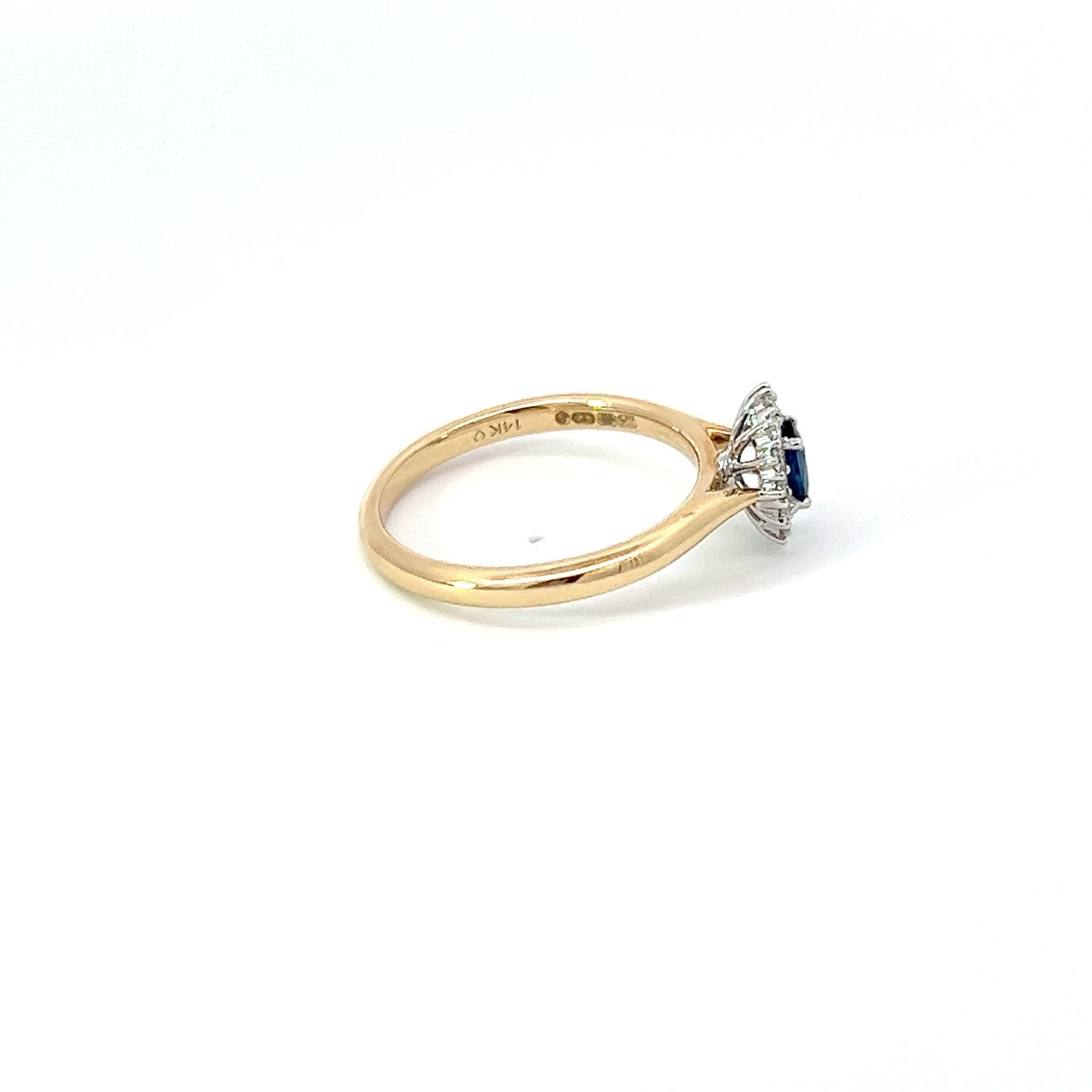 Edelsteen Ring Blauwe Saffier