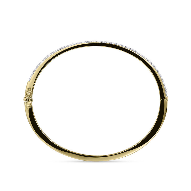 Gouden Bangle | 14k goud | 2,5 mm breed | Maat 60 mm 
