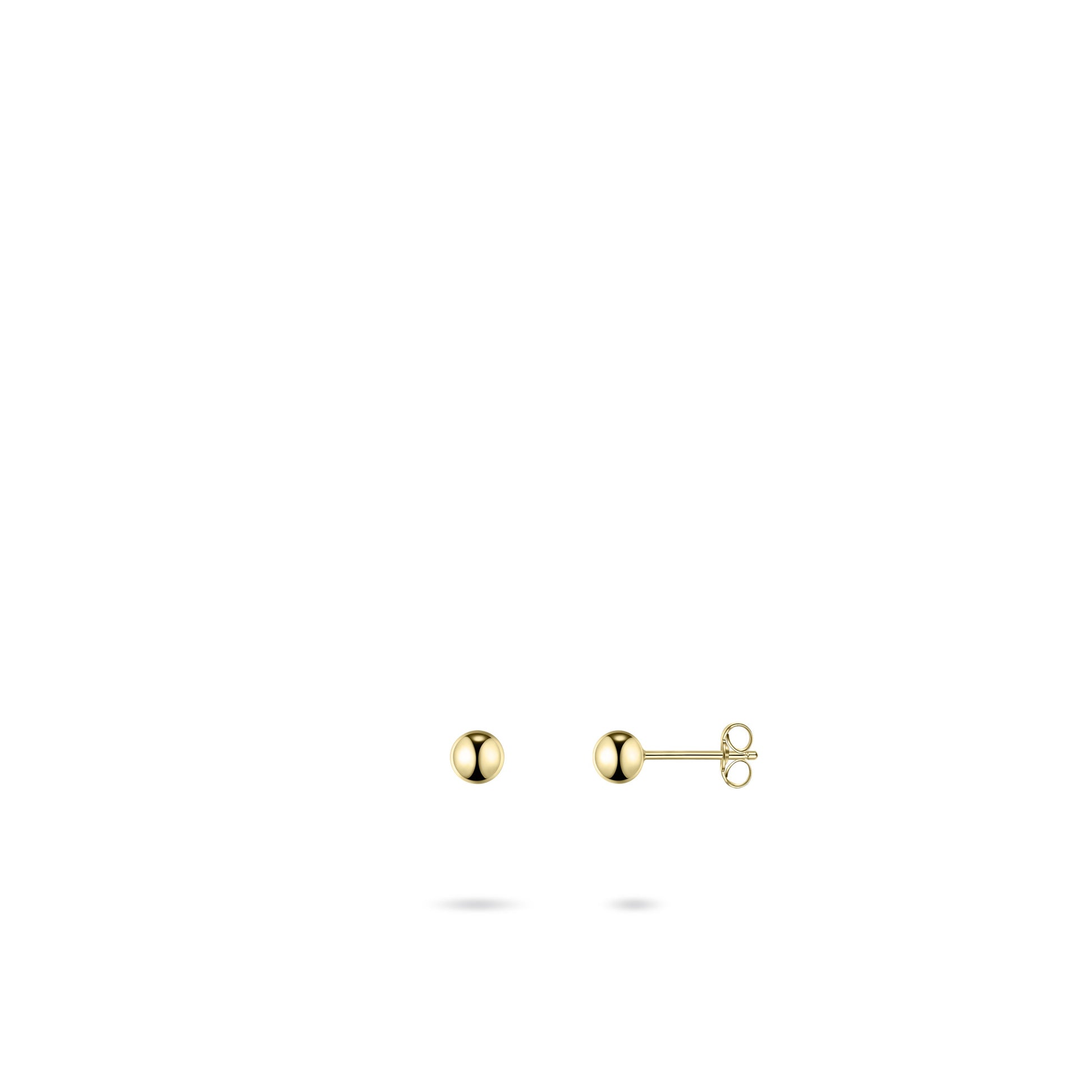 Bol Stud Oorbellen | 14k goud | 2,5 mm