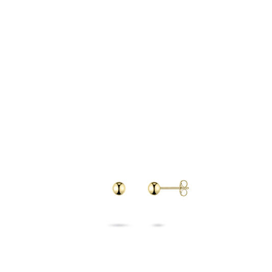 Bol Stud Oorbellen | 14k goud | 2,5 mm
