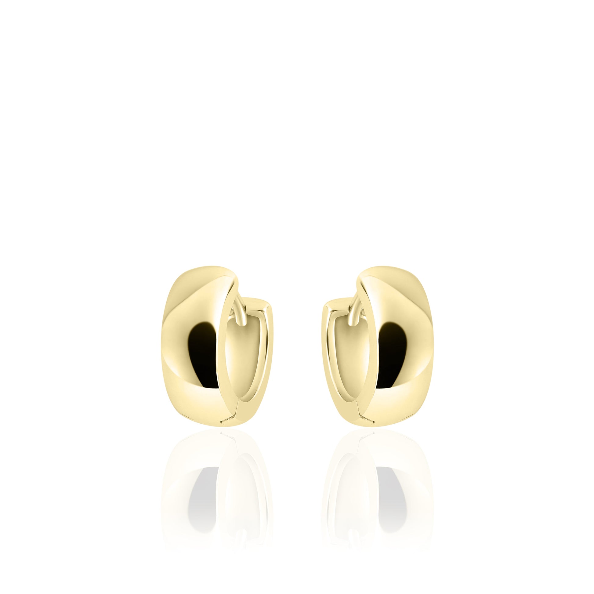 Hoops Oorbellen | 14k goud | 4 x 13.5mm 