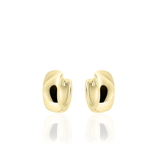 Hoops Oorbellen | 14k goud | 4 x 13.5mm 