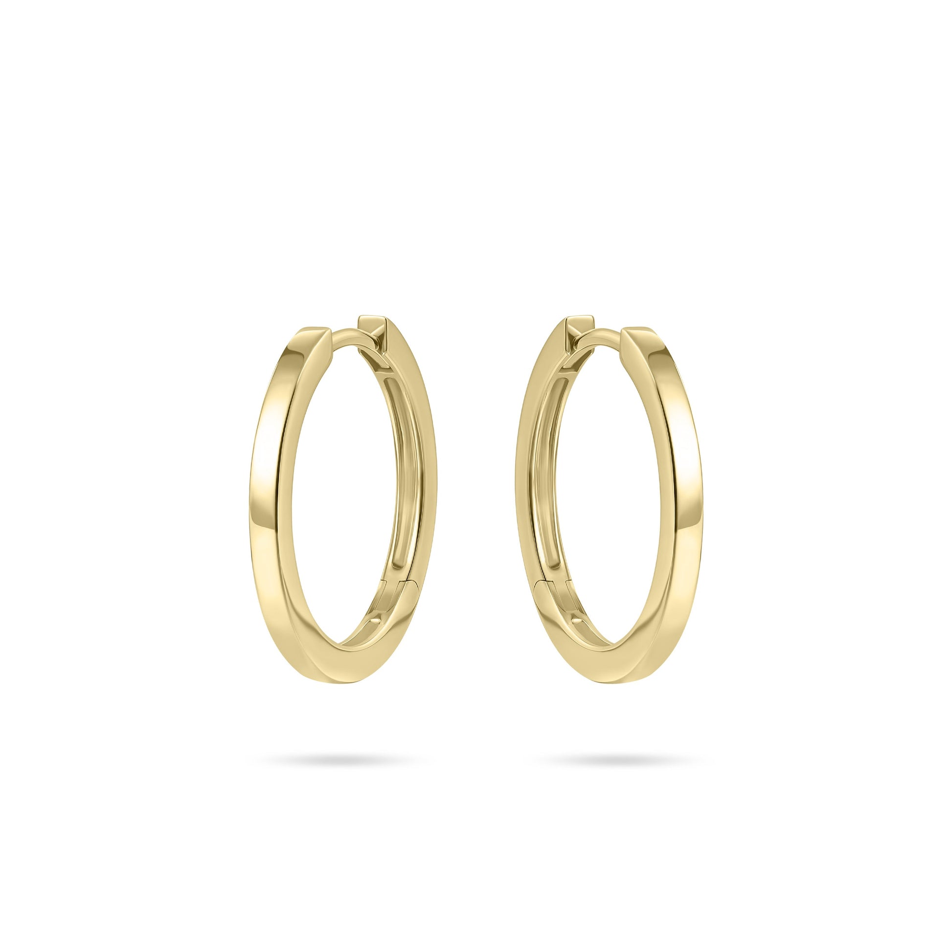 Hoops Oorbellen | 14k goud | 2 x 20 mm