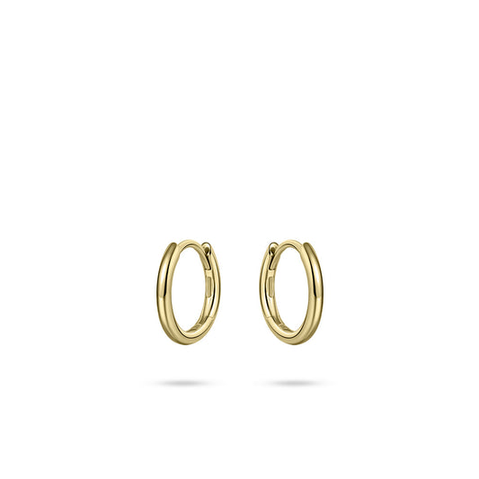 Delue Hoops | 14k Gold 1  12 mm 