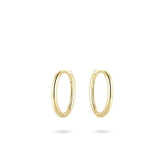 Delue Hoops | 14k Gold 1  15 mm 