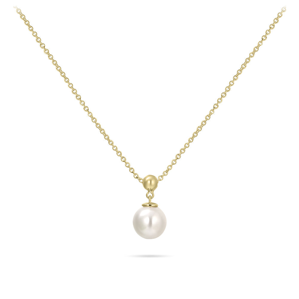 Parelketting | 14k goud | 42 + 3 cm