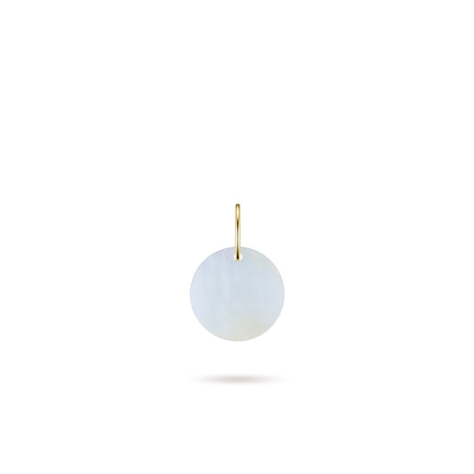 Gouden Oorhangers | 14k goud | Parelmoer