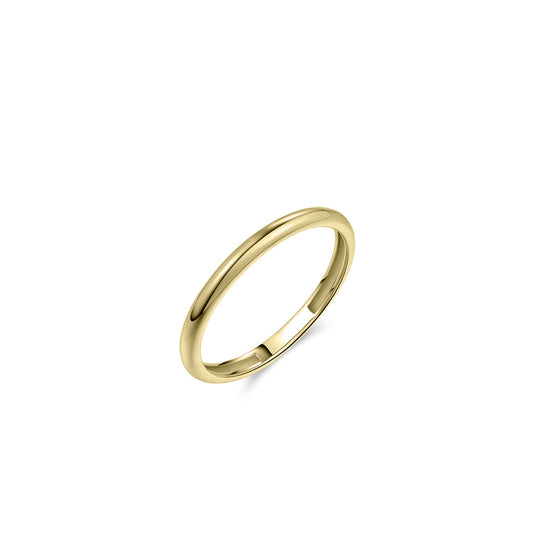Bandring | 14k goud | 2 mm breed